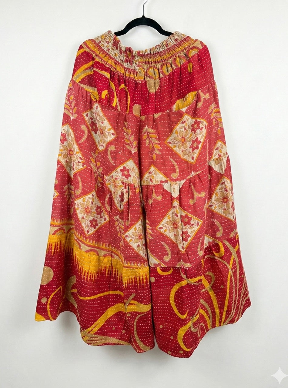 Beloved Rosa 3-Layered Kantha Pants (S-XL) 1000-11