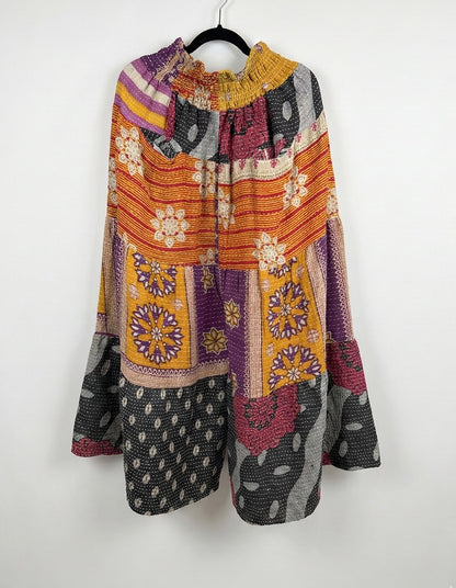 Beloved Rosa 3-Layered Kantha Pants (S-XL) 1000-12