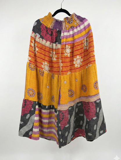 Beloved Rosa 3-Layered Kantha Pants (S-XL) 1000-12