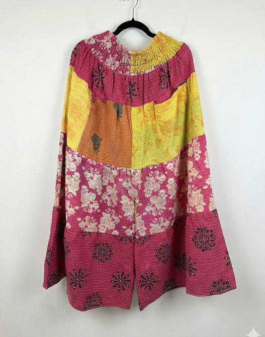 Beloved Rosa 3-Layered Kantha Pants (S-3X) 1000-08