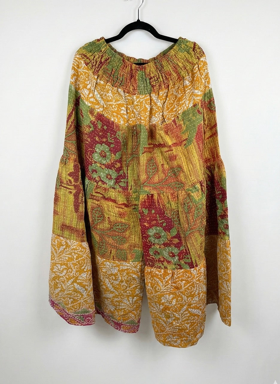 Beloved Rosa 3-Layered Kantha Pants (S-3X) 1000-14