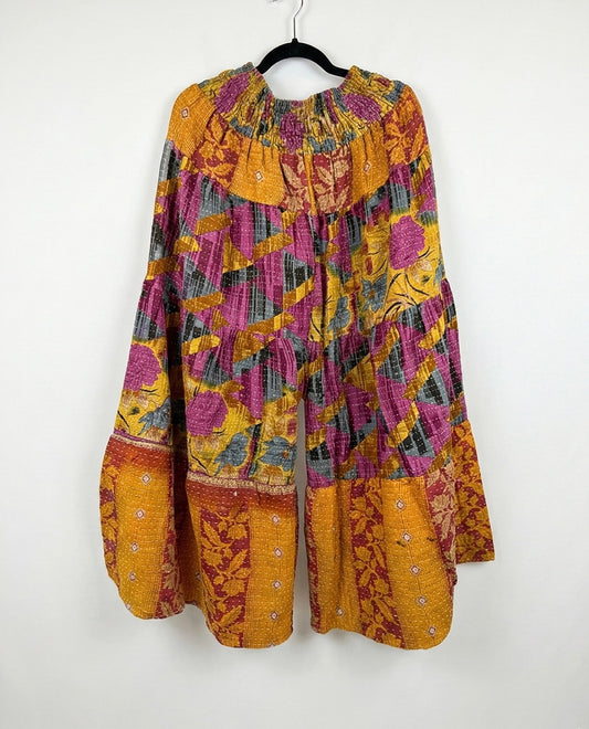 Beloved Rosa 3-Layered Kantha Pants (S-3X) 1000-15