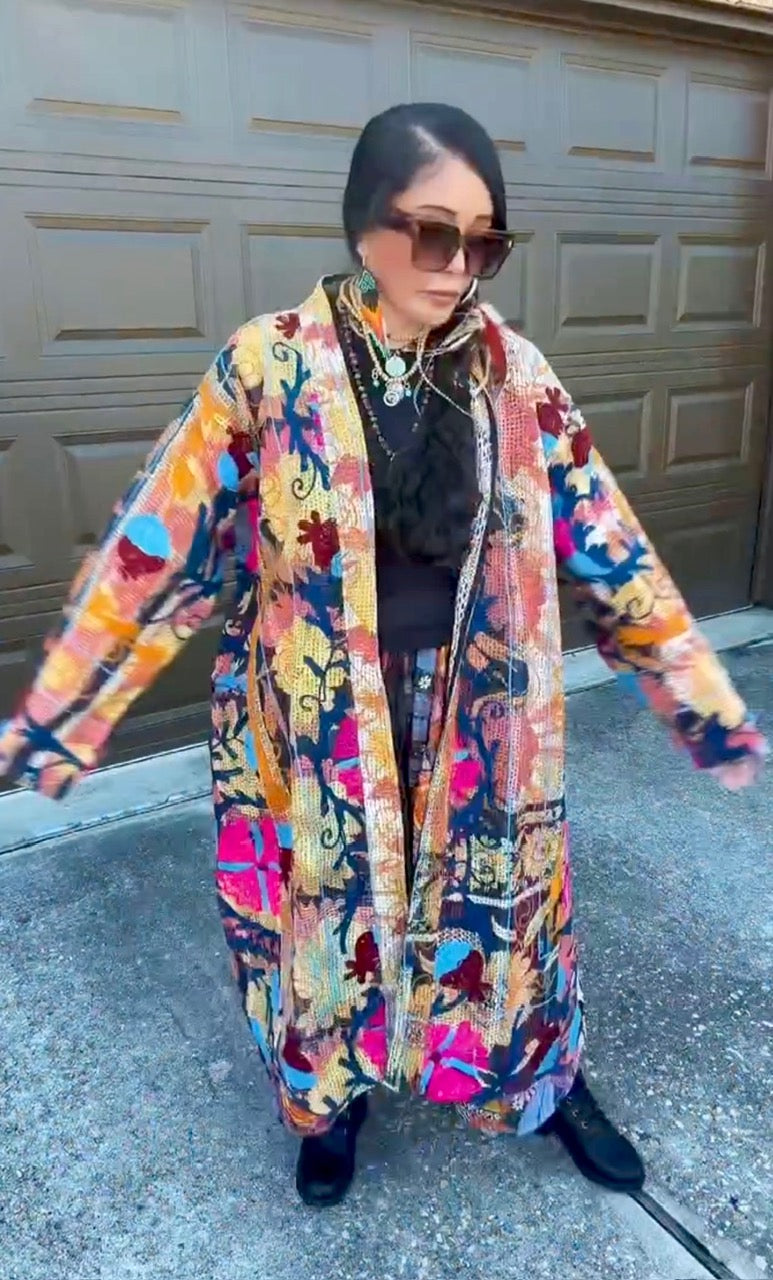 Sunspell Suzani Kantha Coat