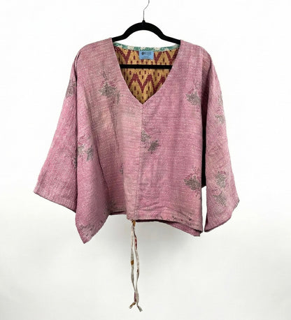 Sunrise Hana Butterfly Kantha Top 1000-01