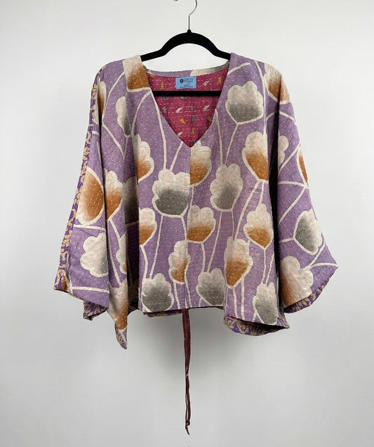 Sunrise Hana Butterfly Kantha Top 1000-02