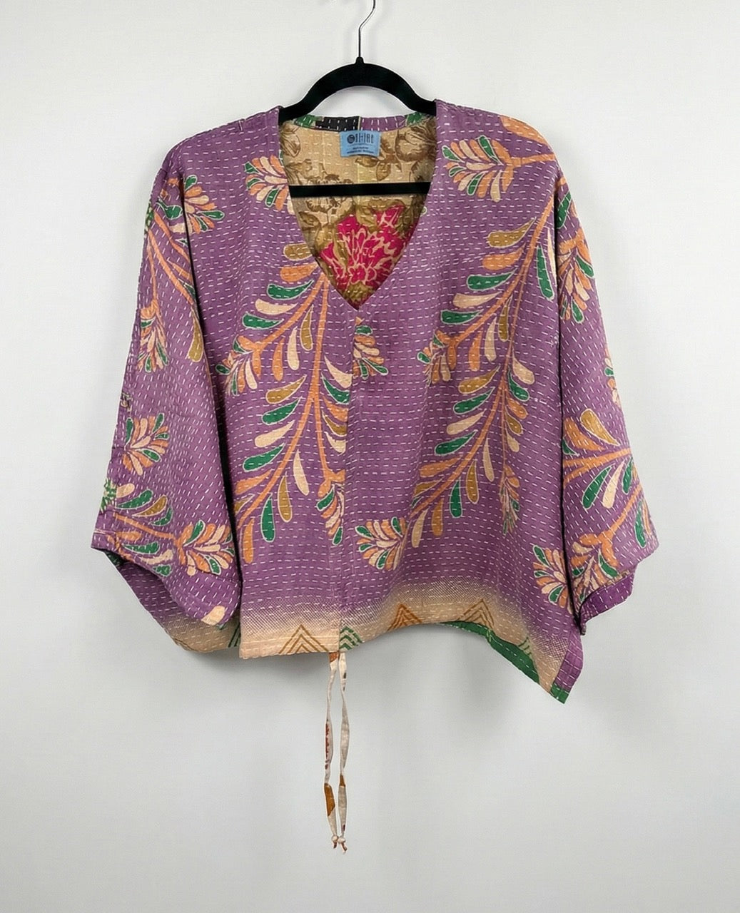 Sunrise Hana Butterfly Kantha Top 1000-04