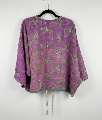 Sunrise Hana Butterfly Kantha Top 1000-04