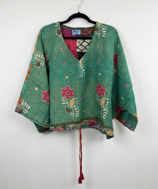 Sunrise Hana Butterfly Kantha Top 1000-08