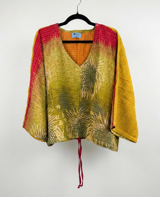 Sunrise Hana Butterfly Kantha Top 1000-12