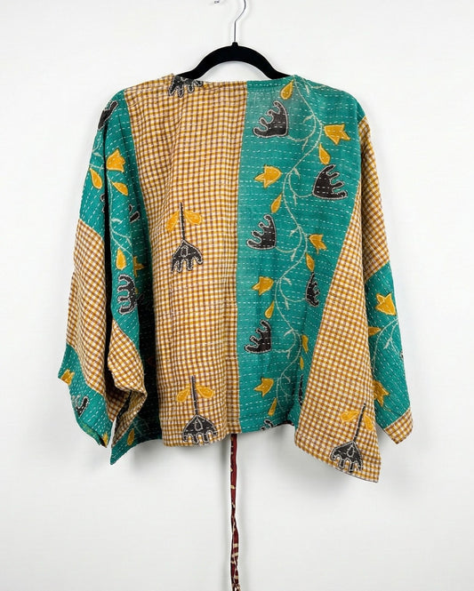 Sunrise Hana Butterfly Kantha Top 1000-16