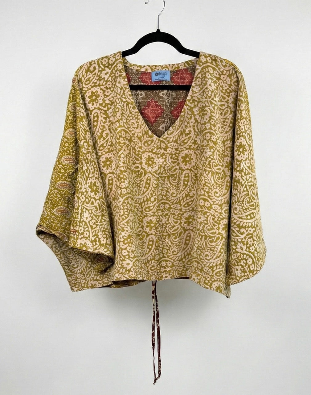 Sunrise Hana Butterfly Kantha Top 1000-17