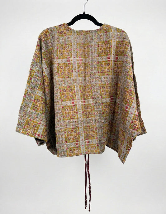 Sunrise Hana Butterfly Kantha Top 1000-19