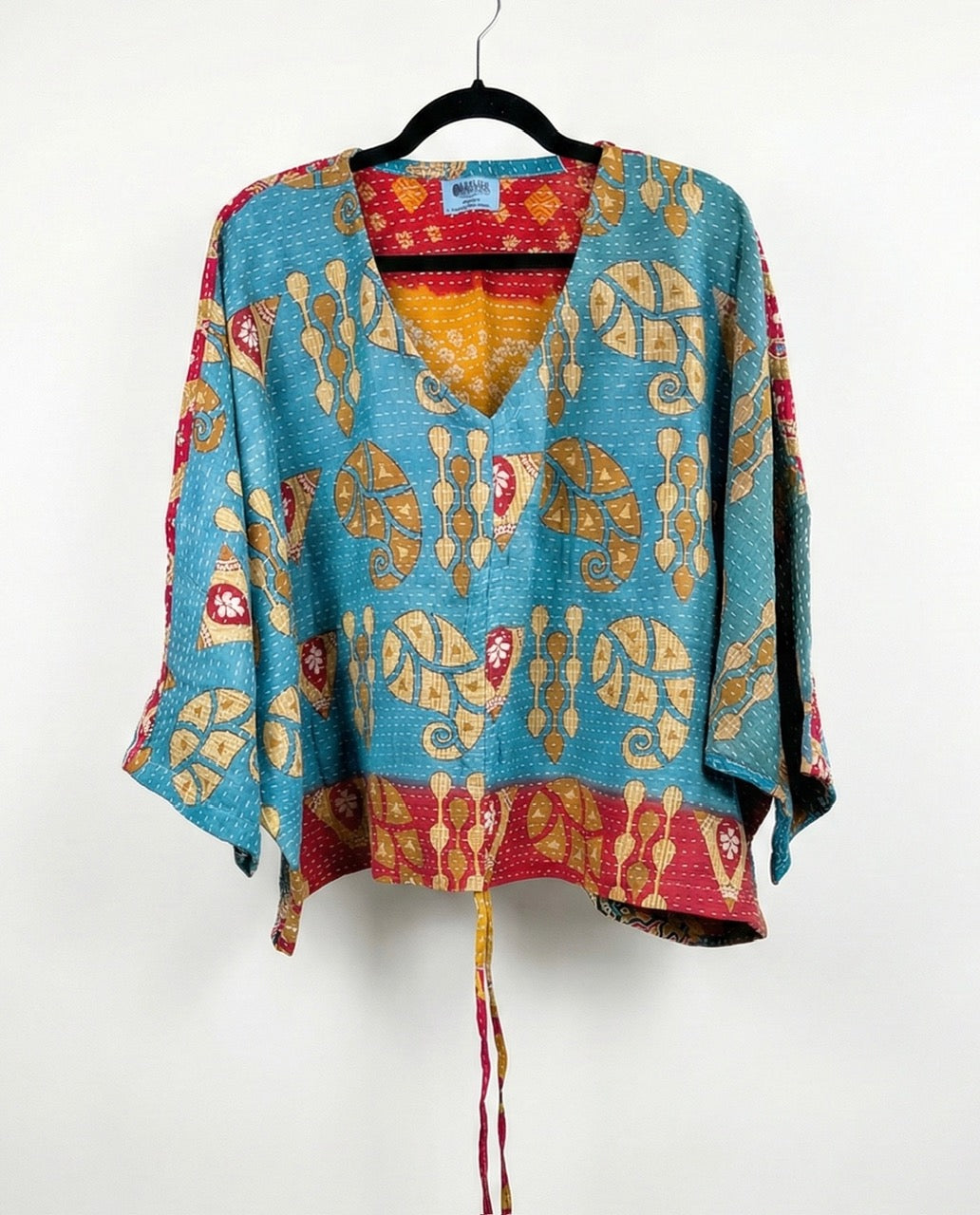 Sunrise Hana Butterfly Kantha Top 1000-21