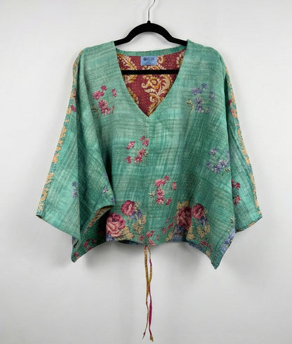Sunrise Hana Butterfly Kantha Top 1000-23