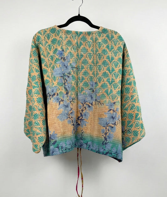 Sunrise Hana Butterfly Kantha Top 1000-23