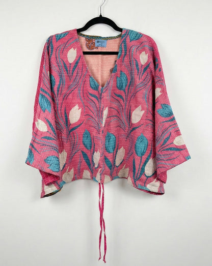 Sunrise Hana Butterfly Kantha Top 1000-24