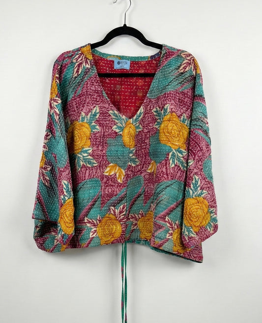 Sunrise Hana Butterfly Kantha Top 1000-26