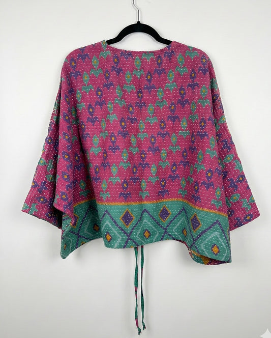 Sunrise Hana Butterfly Kantha Top 1000-26