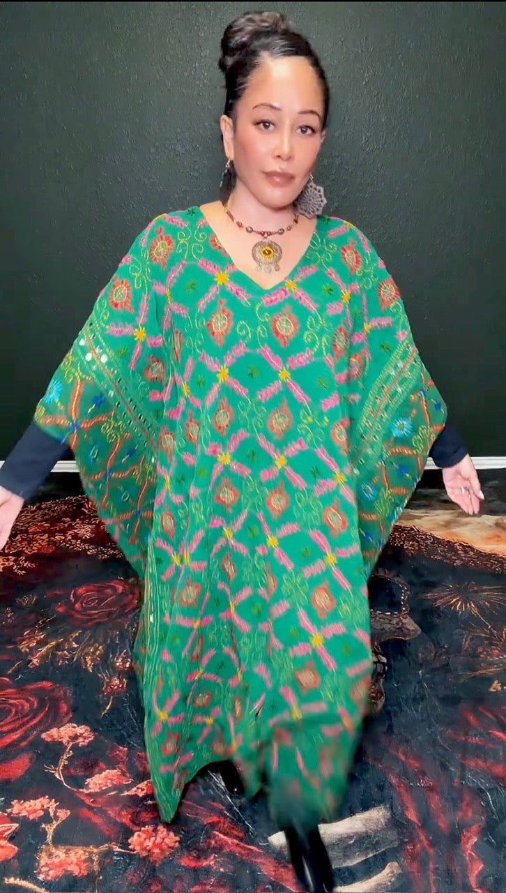 Spirit Weave Pulkari Kaftan