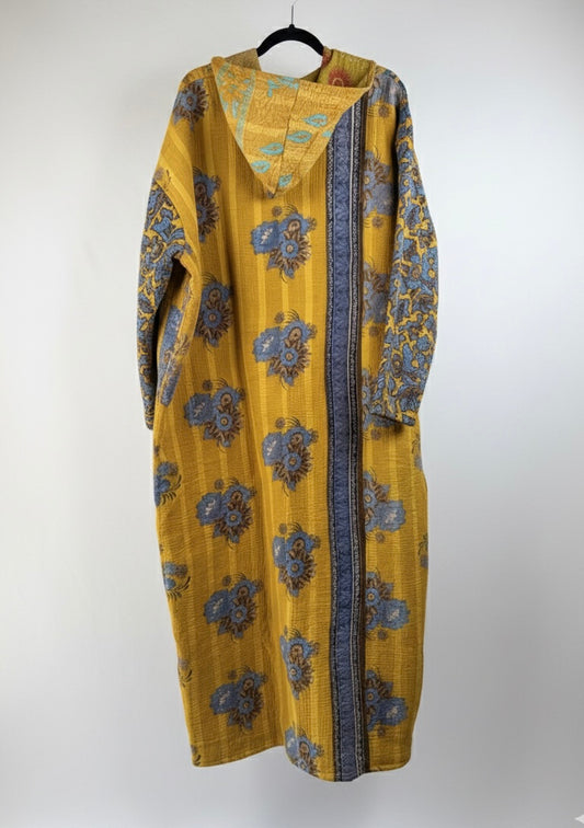 Sacred Drift Fine Kantha Reversible Vintage Coat 1000-05