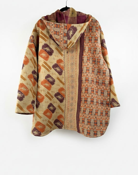 Moon Spirit Fine Kantha Hoodie 1000-08