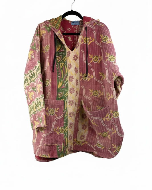 Moon Spirit Fine Kantha Hoodie 1000-09