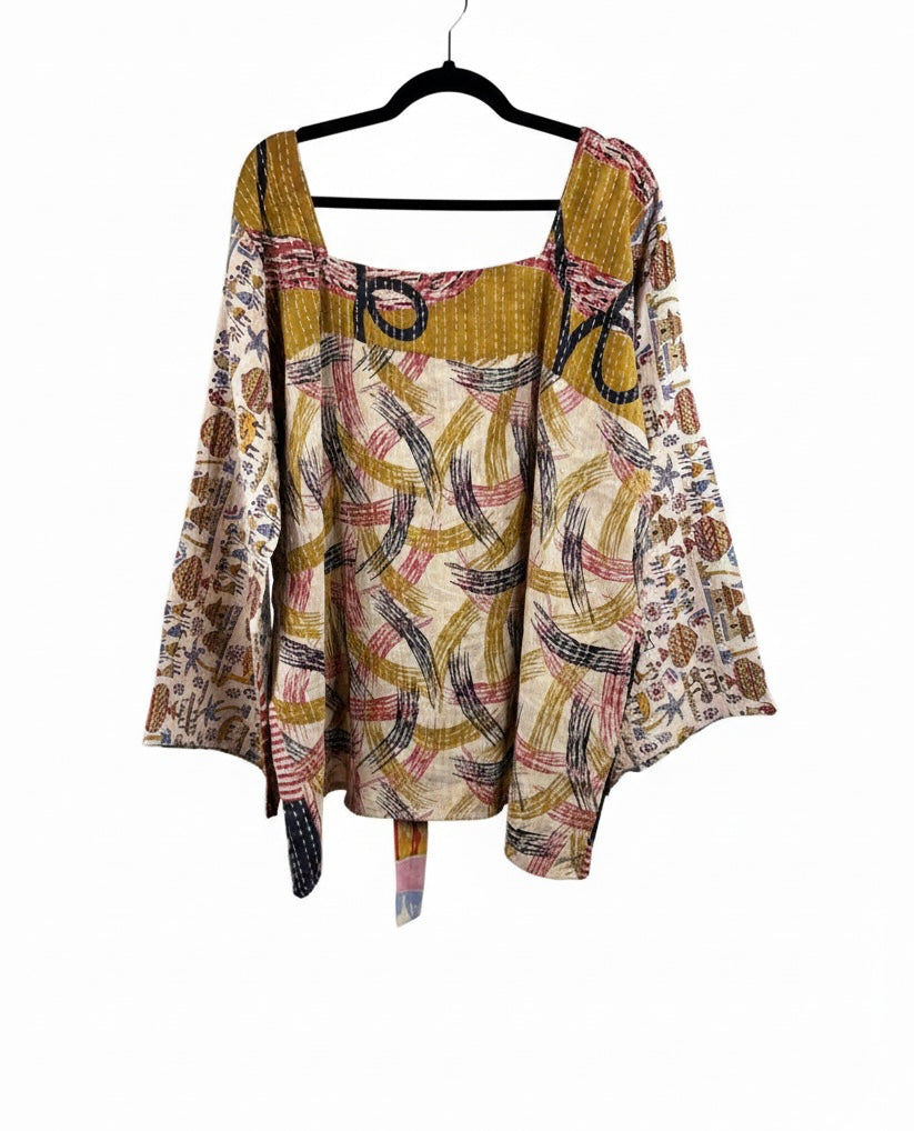 Bonita Nora Flared Sleeve Top 1000-02