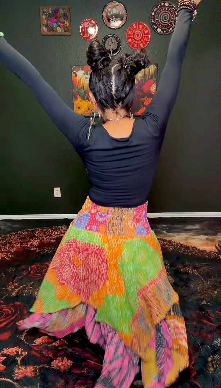Ancestral Bloom Pixie Skirt