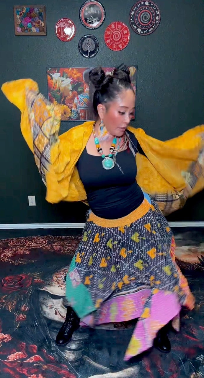 Ancestral Bloom Pixie Skirt