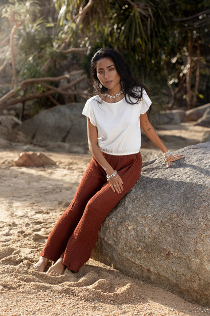 Malia Pants Rust