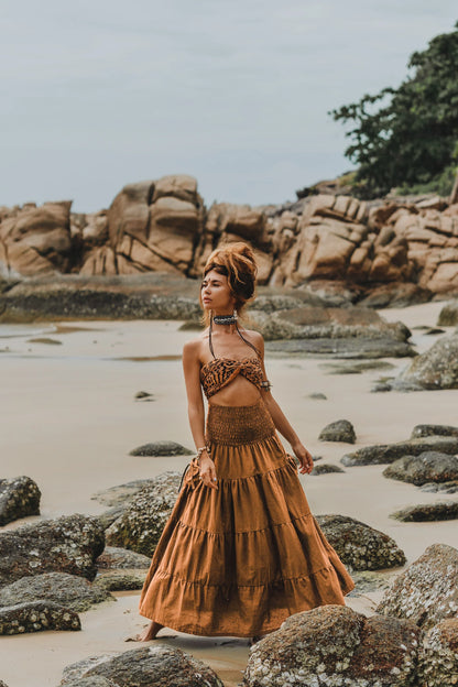 Maxi Skirt Keela Copper