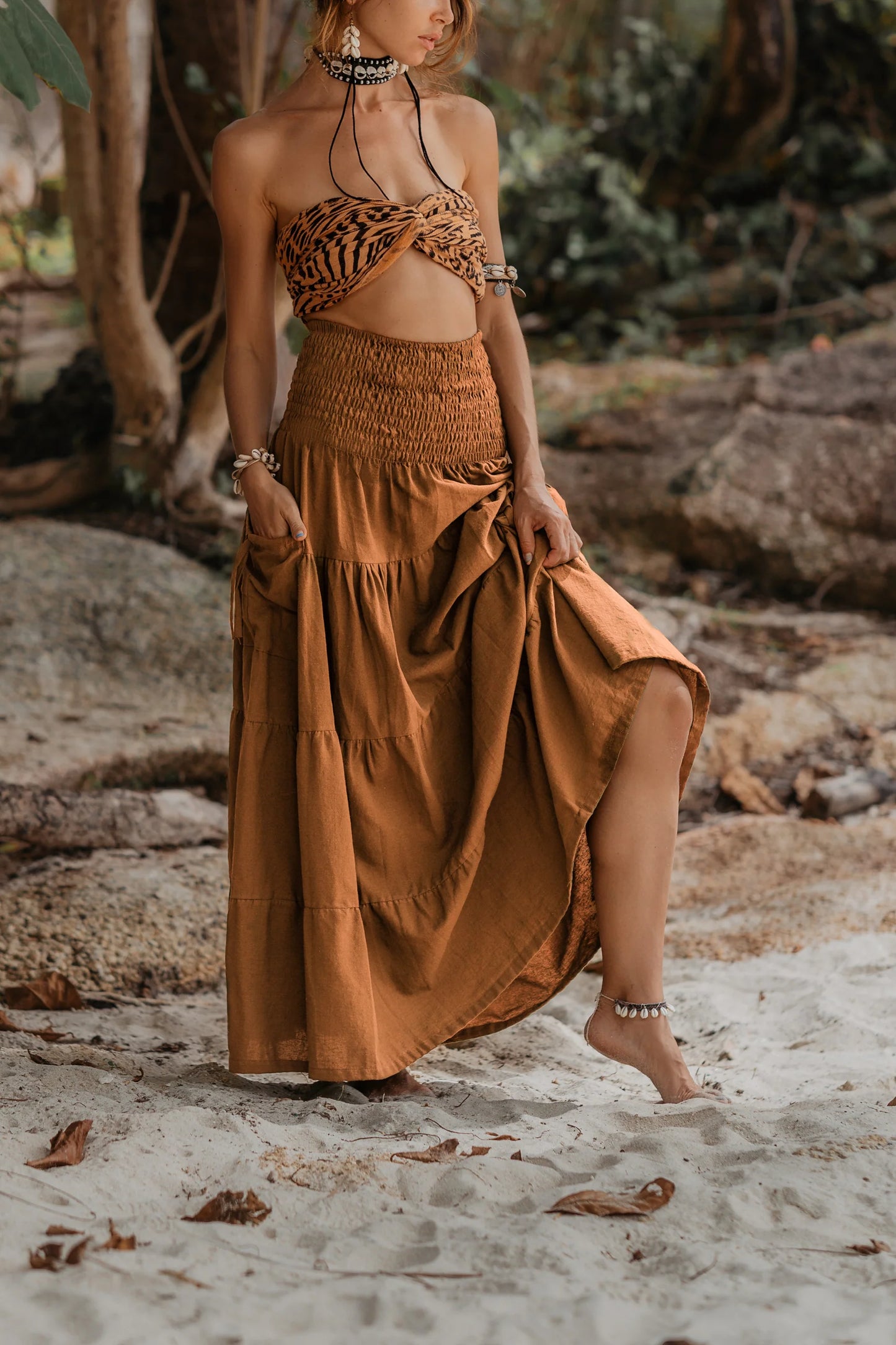 Maxi Skirt Keela Copper