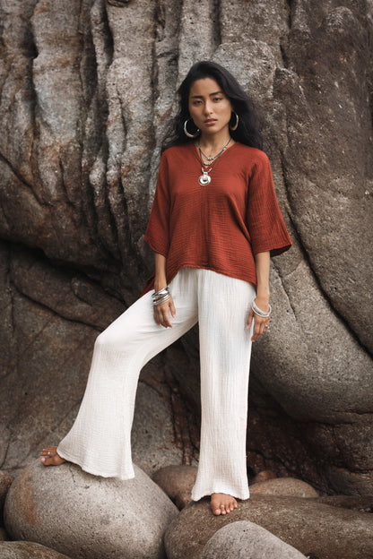 Sola Butterfly Top Rust