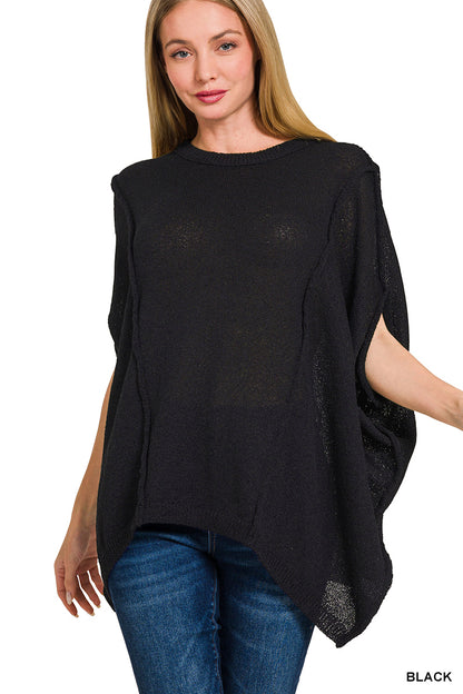 Drop Shoulder Short Sleeve Relaxed Pullover (3 Options)