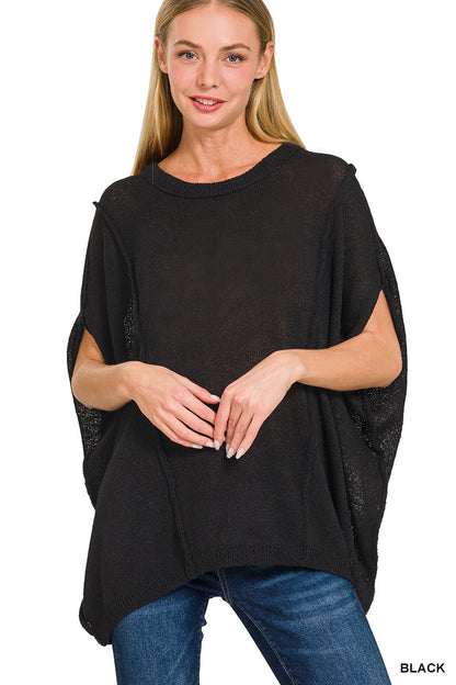 Drop Shoulder Short Sleeve Relaxed Pullover (3 Options)