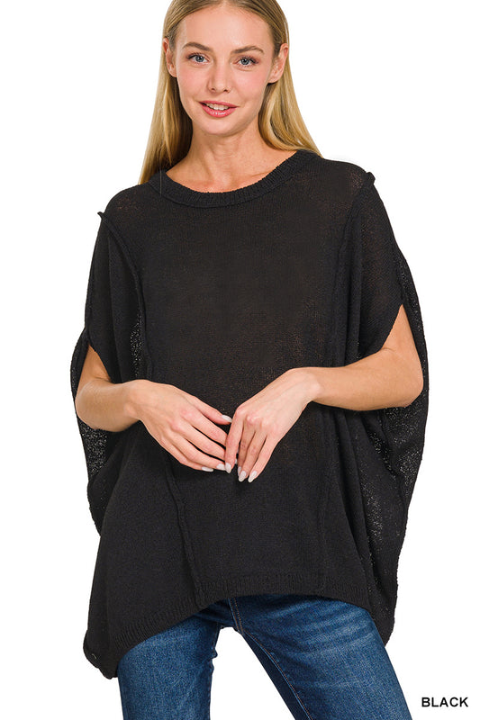Drop Shoulder Short Sleeve Relaxed Pullover (3 Options)