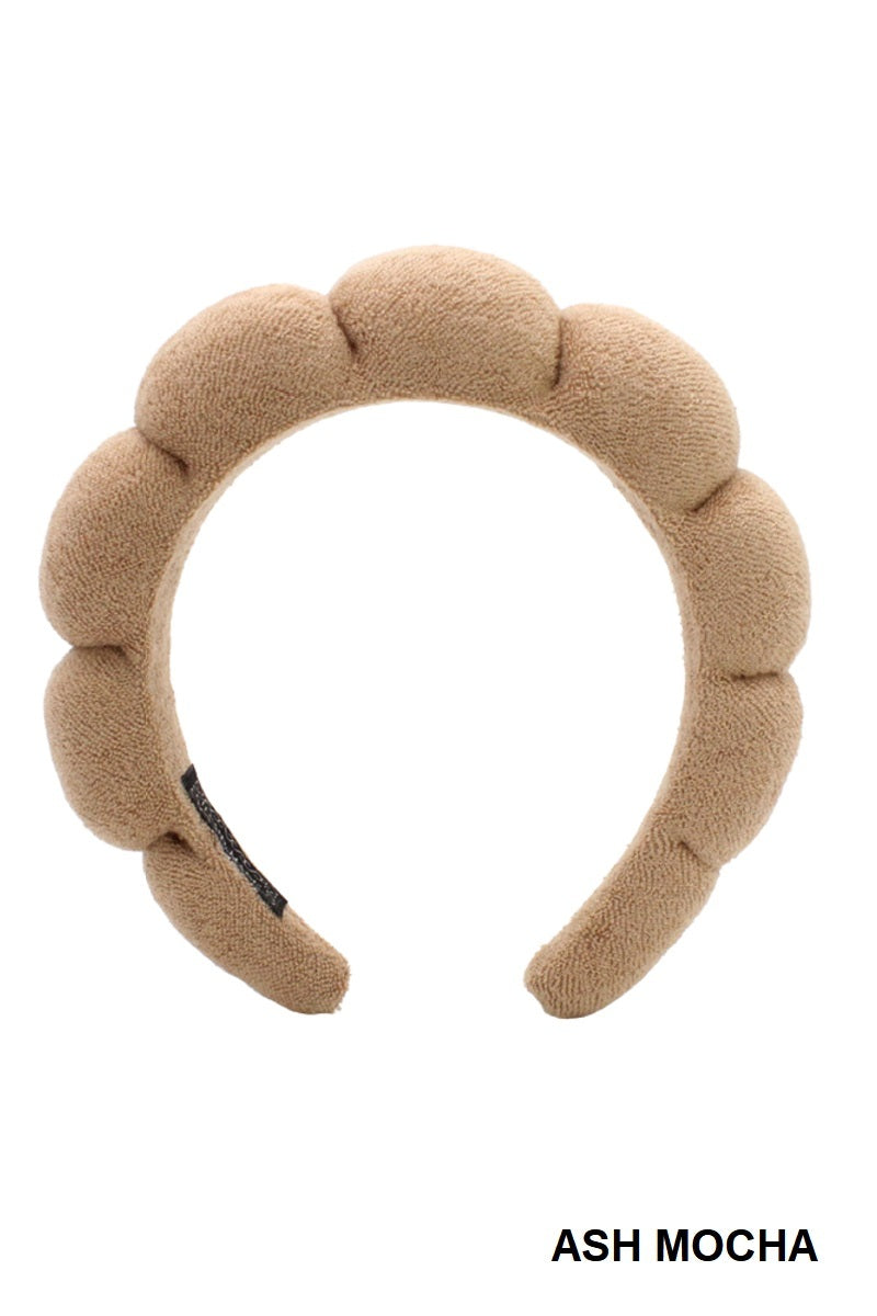 Spa Sponge Terry Towel Hair Headband