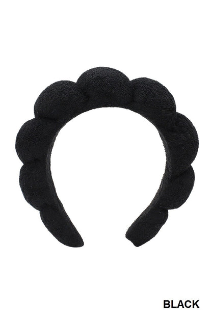 Spa Sponge Terry Towel Hair Headband