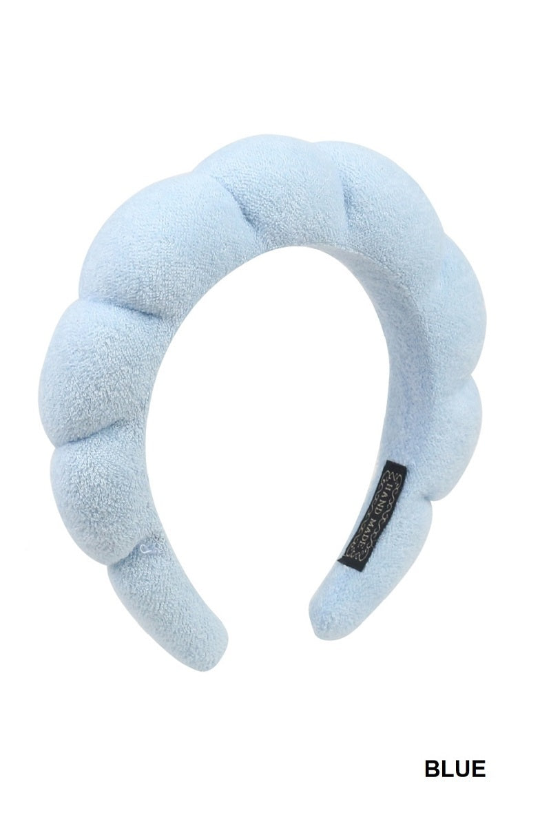 Spa Sponge Terry Towel Hair Headband