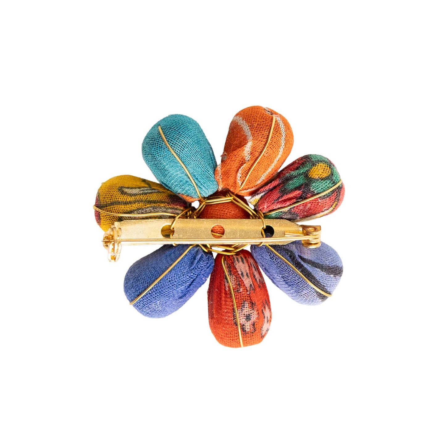 Kantha Posy Pin