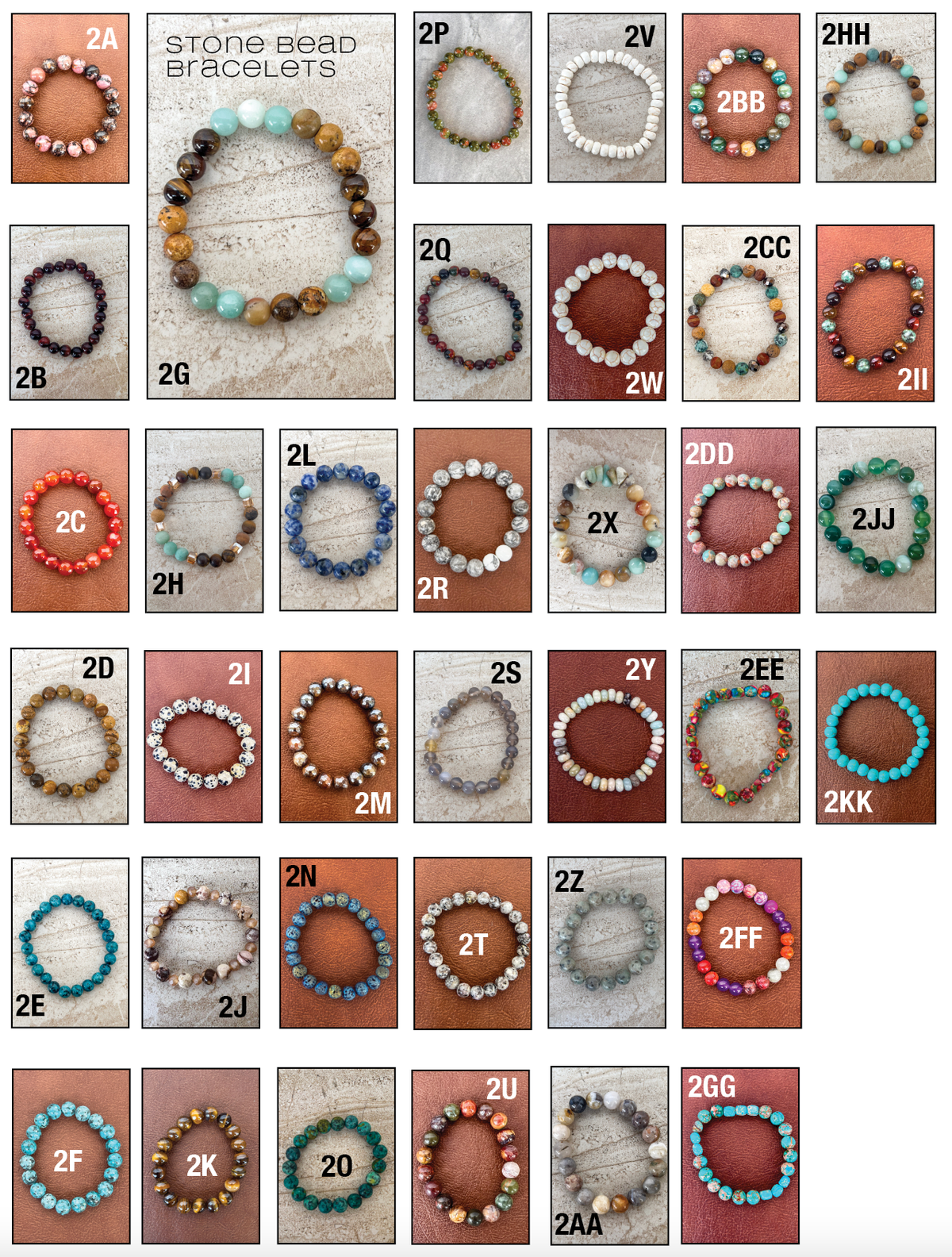 Dylan Collective Stone Beads Bracelets