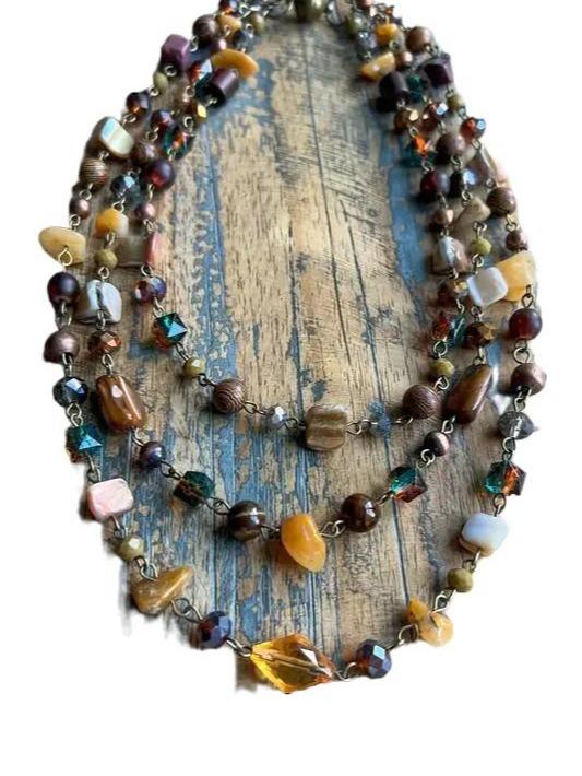 Rachel Necklace Amber