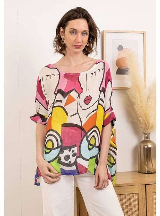 Lala Linen Tunic