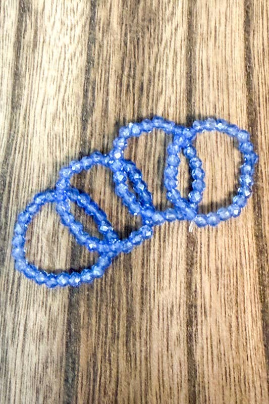 Stretchy Beaded Stack Rings