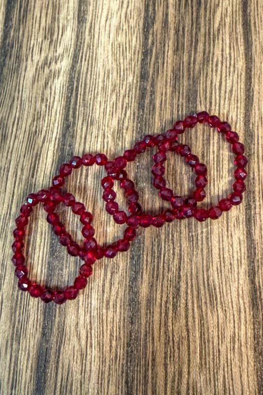 Stretchy Beaded Stack Rings