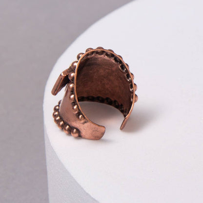 Western Southwest Thunderbird Wide Cuff Ring