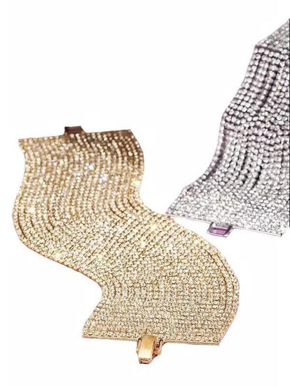 Strike A Pose Multi-Strand Rhinestone Bracelet (2 Options)