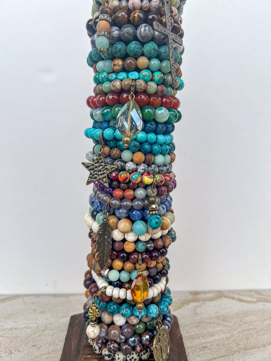 Dylan Collective Stone Beads Bracelets
