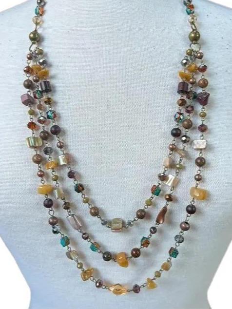 Rachel Necklace Amber