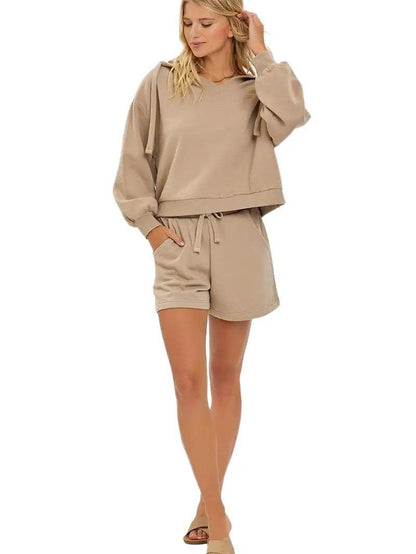 Risen High Rise Side Rib Band Shorts (4 Options)
